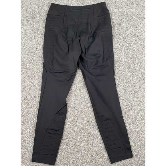 Athleta Women's Black Peak Hybrid Fleece-Lined Tight Activewear Leggings Medium - Picture 8 of 10